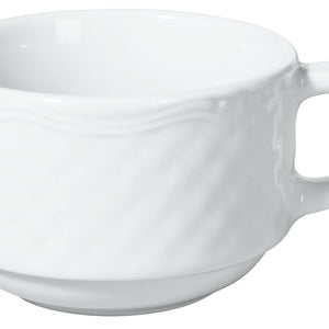 filiżanka do kawy Zürich; 190ml, 8x5.6 cm (ØxW); biały; okrągły; 6 sztuka / opakowanie