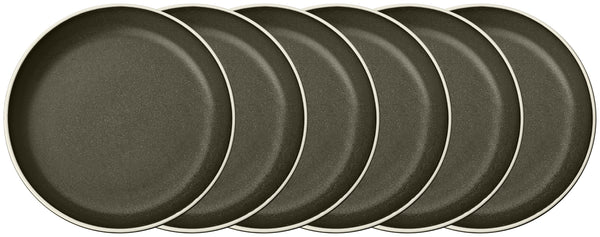 talerz głęboki Ossora; 800ml, 21x4.5 cm (ØxW); ciemny taupe; okrągły; 6 sztuka / opakowanie