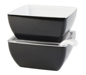 pokrywka; 19.5x19.5x1.5 cm (DxSxW); transparentny