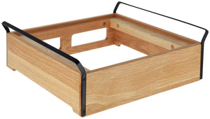 stacja podgrzewająca Esino GN 2/3; 44.6x44.6x12.5 cm (DxSxW); brązowy/czarny; kwadrat