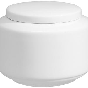 cukiernica Base z pokrywką; 220ml, 8.6x7 cm (ØxW); biały; okrągły; 6 sztuka / opakowanie