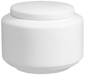 cukiernica Base z pokrywką; 220ml, 8.6x7 cm (ØxW); biały; okrągły; 6 sztuka / opakowanie
