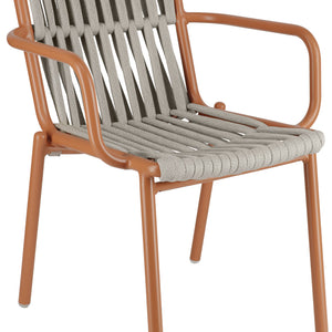 Outdoor-Stuhl Lumaro; 45x47x81 cm (SxGxW); siedzisko taupe