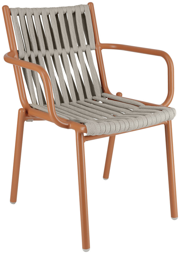 Outdoor-Stuhl Lumaro; 45x47x81 cm (SxGxW); siedzisko taupe