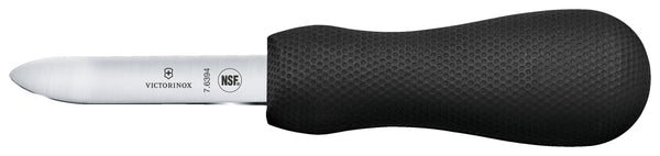 otwieracz do ostryg PP czarny; 17 cm (D); srebro/czarny