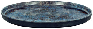talerz Tusa okrągły; 27x2 cm (ØxW); czarny/ciemny niebieski; okrągły; 6 sztuka / opakowanie