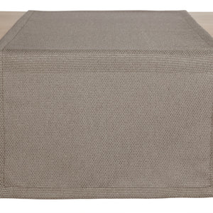 bieżnik Ambita ze strukturą; 40x130 cm (SxD); taupe; prostokątny