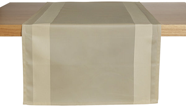 bieżnik Ambiente; 40x130 cm (SxD); taupe; prostokątny; 2 sztuka / opakowanie