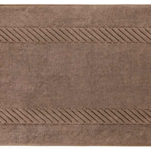 mata łazienkowa Valencia gładka; 50x90 cm (SxD); brązowy
