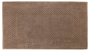 mata łazienkowa Valencia gładka; 50x90 cm (SxD); brązowy