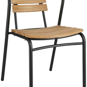 Outdoor-Teakstuhl Zolia; 51x50x82 cm (SxGxW); siedzisko brązowy