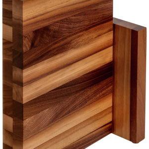 Messerblock Pablo; 20x13x26.5 cm (DxSxW); orzech włoski naturalny