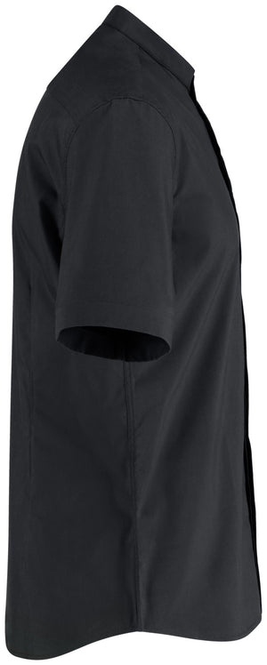 Hemd Kurzarm Lani Regular Fit; Kleidergröße 37/38; czarny