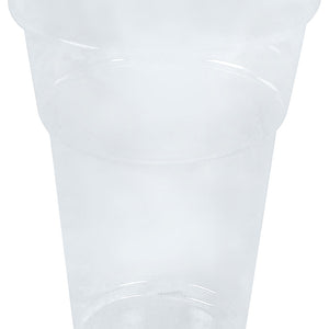 Trinkbecher Kaltgetränke PLA; 510ml, 9.5x13 cm (ØxW); transparentny; 0.4 l Füllstrich, 50 sztuka / opakowanie