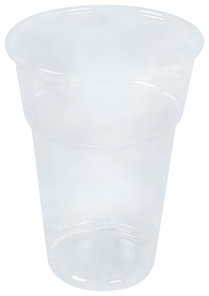 Trinkbecher Kaltgetränke PLA; 510ml, 9.5x13 cm (ØxW); transparentny; 0.4 l Füllstrich, 50 sztuka / opakowanie