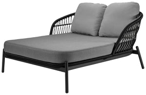 Daybed Elysio; 163.5x148x82.5 cm (DxSxW); siedzisko antracyt