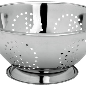 cedzak półokrągły; 24x11 cm (ØxW); srebro