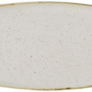 Platte Stonecast Barley White mit Steilrand; 30x15.4x2 cm (DxSxW); biały/brązowy; prostokątny; 6 sztuka / opakowanie