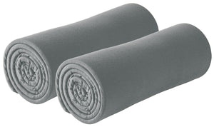 prześcieradło z gumką Jersey; 90-100x190-200 cm (SxD); antracyt; 2 sztuka / opakowanie
