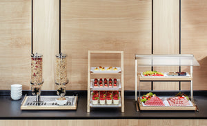 płyta prezentacyjna Melamin GN 1/2; Größe GN 1/2, 32.5x26.5x3 cm (DxSxG); biały