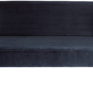 sofa 3-osobowa Lasse aksamit; 155x60x82 cm (SxGxW); siedzisko ciemny niebieski