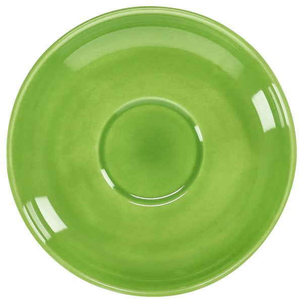 spodek do filiżanki do kawy Joy; 14 cm (Ø); zielony; okrągły; 6 sztuka / opakowanie