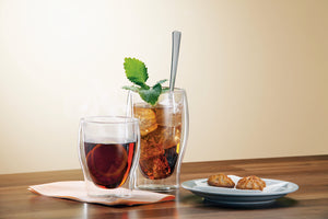 szklanka do herbaty Dila; 350ml, 9.3x11 cm (ØxW); transparentny; 2 sztuka / opakowanie