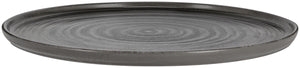 talerz płaski z rantem Etana; 27x1.4 cm (ØxW); szary; okrągły; 6 sztuka / opakowanie