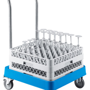 wózek transportowy z uchwytem; 54x57x92 cm (SxGxW); szary