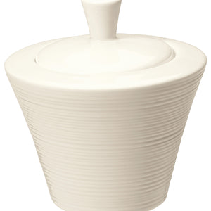 cukiernica Skyline z pokrywką; 300ml, 9.8x10 cm (ØxW); biel kremowa; okrągły; 6 sztuka / opakowanie