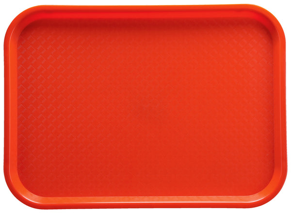 taca na przekąski Disk; 40.4x29.4x2.15 cm (DxSxW); czerwony; prostokątny; 6 sztuka / opakowanie