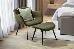 Dekokissenbezug Torano Quasten; 50x50 cm (SxD); -/oliwka