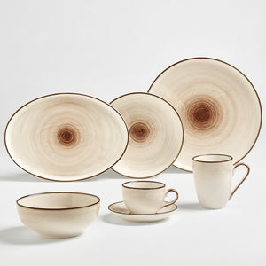 miska Limaro; 700ml, 16x6.4 cm (ØxW); brązowy; okrągły; 4 sztuka / opakowanie