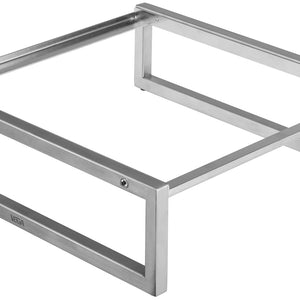 stelaż ramowy Torresso GN 1/2 niski; Größe GN 1/2, 32.9x36x10 cm (DxSxW); srebro; prostokątny