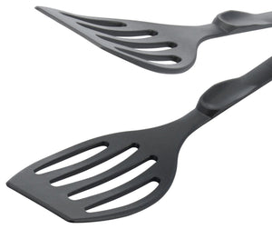 Doppelwender/Servierzange Duetto-Flonal Plus; 28.9x7.2x2 cm (DxSxW); czarny/czerwony
