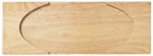 podstawka drewniana Pegosi; 35x12.5 cm (DxS); brązowy; prostokątny