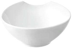 miska Contrast owalna; 900ml, 20.5x18.5x9 cm (DxSxW); biały; owalny; 4 sztuka / opakowanie