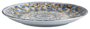 Porzellan Teller flach Terra Mosaic rund; 20.5 cm (Ø); niebieski/biały/pomarańczowy; okrągły; 6 sztuka / opakowanie
