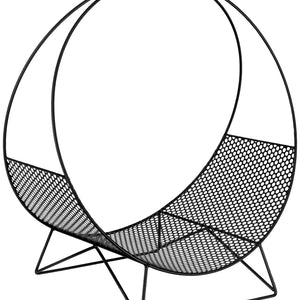 Feuerholzständer Ramiro; 55x33x60 cm (DxSxW); czarny