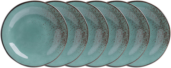 talerz płaski Palana; 26.5 cm (Ø); turkusowy; okrągły; 6 sztuka / opakowanie