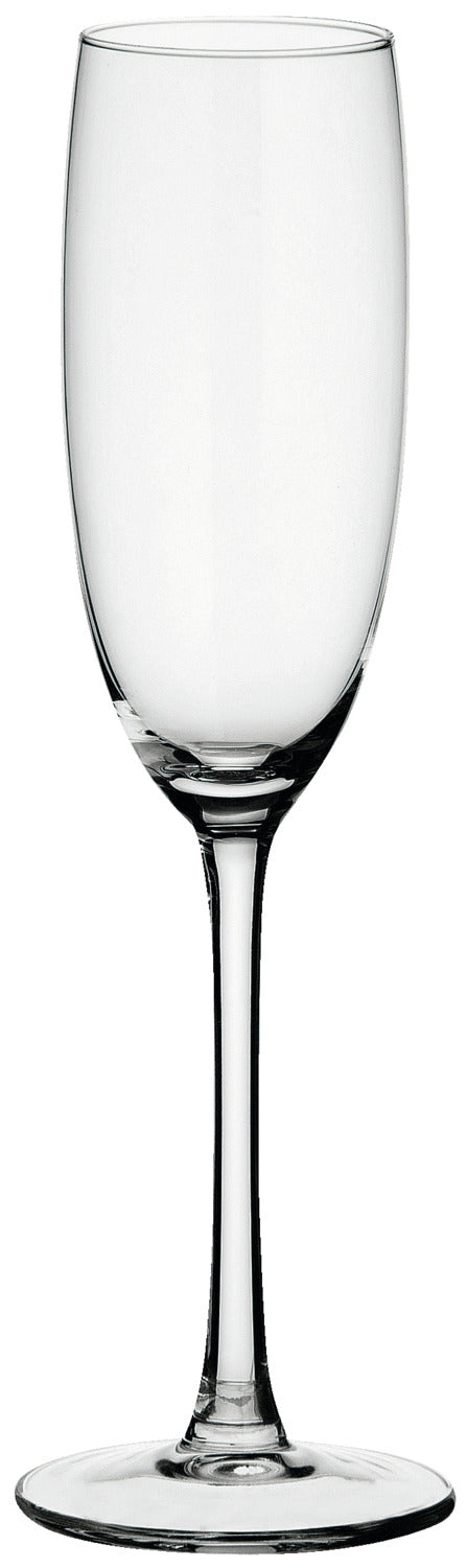 kieliszek do szampana Plaza bez znacznika pojemności; 200ml, 6x23 cm (ØxW); transparentny; 6 sztuka / opakowanie