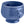 teryna z głową lwa Lowi matowa; 130ml, 6.5x5.5 cm (ØxW); jasny niebieski; okrągły; 6 sztuka / opakowanie