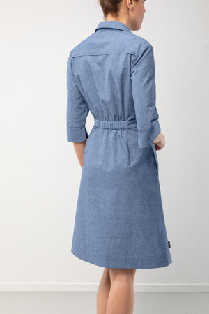 sukienka Livia Chambray; Kleidergröße 46; jasny niebieski