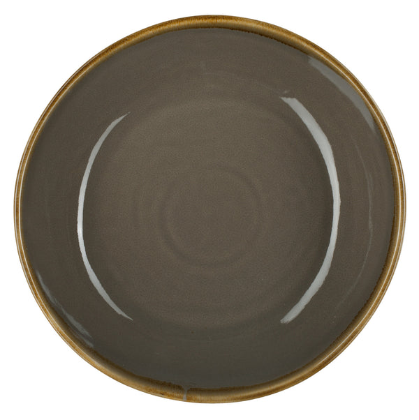 talerz głęboki Glaze; 900ml, 22x4.8 cm (ØxW); szary; okrągły; 6 sztuka / opakowanie