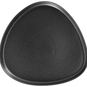 talerz płaski Masca organisch mit Rand; 20.7x19.5x2 cm (DxSxW); czarny; organiczny; 6 sztuka / opakowanie
