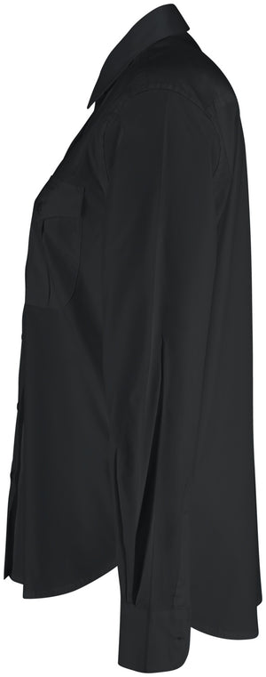 Bluse Langarm Marlon Regular Fit; Kleidergröße 42; czarny
