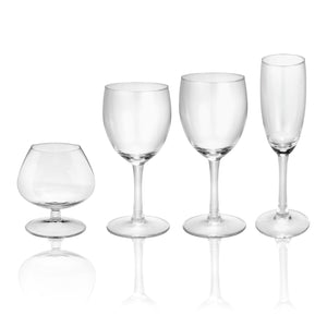 kieliszek do szampana Claret ze znacznikiem pojemności; 170ml, 5.5x5x19.2 cm (ØxØxW); transparentny; 0.1 l Füllstrich, 12 sztuka / opakowanie