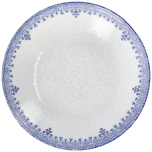Teller tief Nonna; 1000ml, 26x5 cm (ØxW); biały/niebieski; okrągły; 6 sztuka / opakowanie