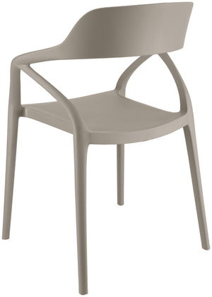 Kunststoff Stuhl Soreva; 57x51x79 cm (SxGxW); taupe; 4 sztuka / opakowanie