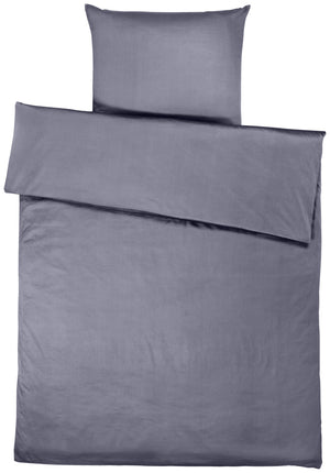 pościel Tokio; 135x200 cm (SxD), 80x80 cm (DxS); łupkowy szary